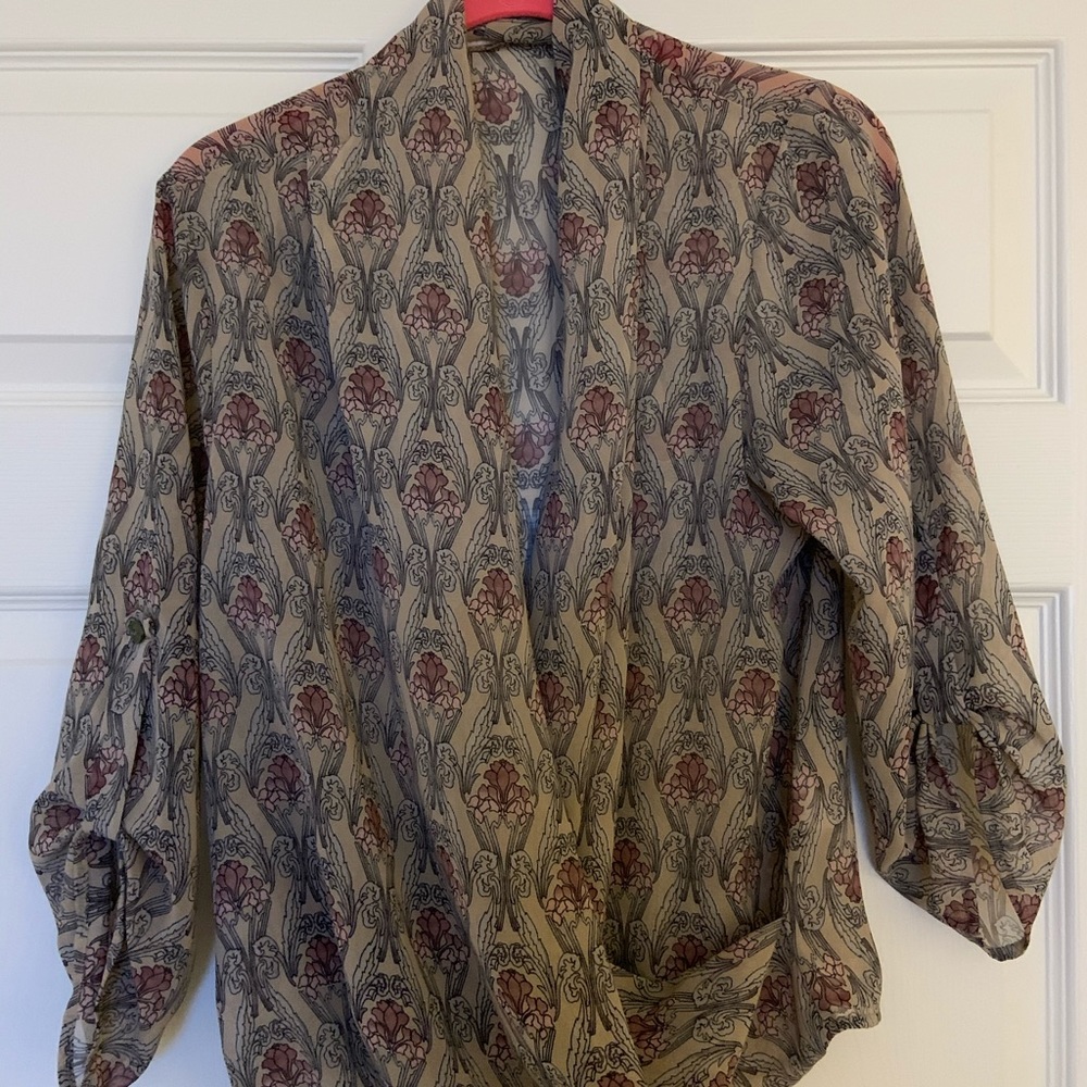 Wrap blouse
